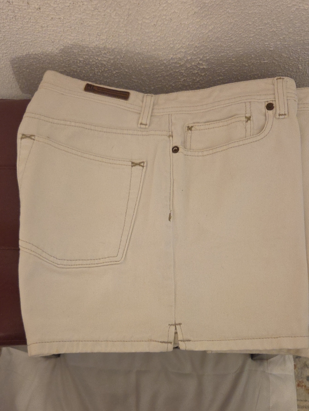 Polo by Ralph Lauren Women's Cream Jean Shorts